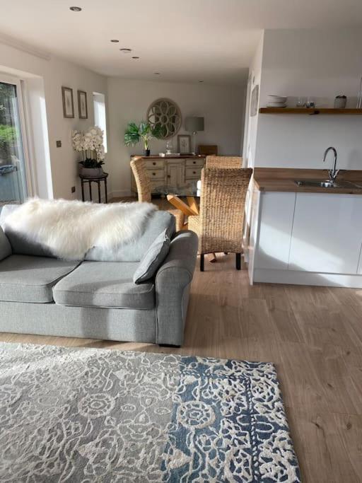Spacious Studio Cabin With Sea/ Downs Views Sole Use Of Hottub In סיפורד מראה חיצוני תמונה